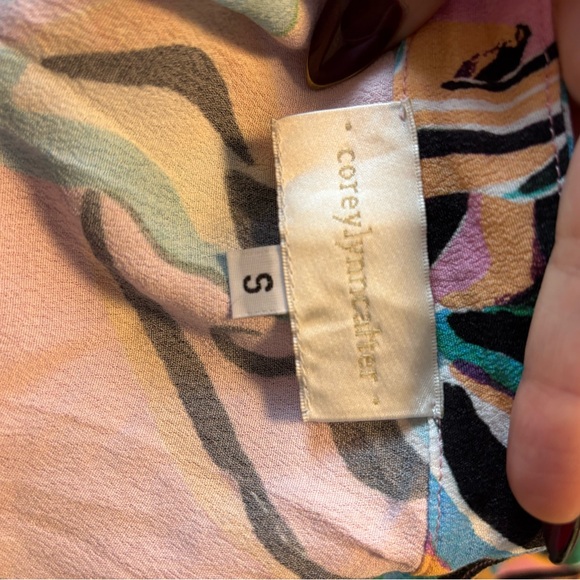 Anthropologie Corey Lynn Calter Pastel Patterned Fabric - Picture 3 of 8